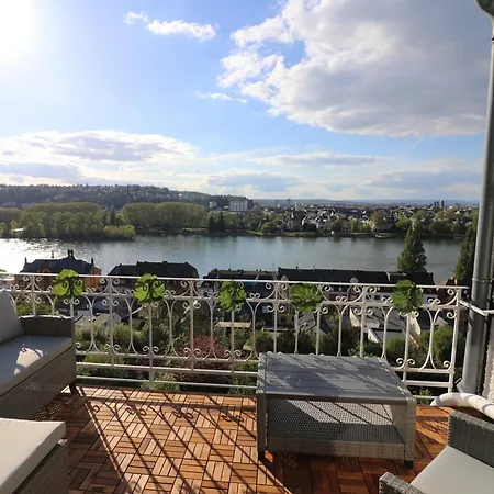 -residenz Josephine- Atemberaubender Rheinblick Bis Zum Deutschen Eck