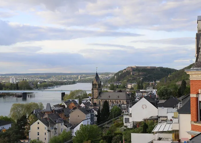 Apartmán -residenz Josephine- Atemberaubender Rheinblick Bis Zum Deutschen Eck *